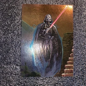 TOPPS STAR WARS FINEST SERIES ONE FOIL TRADING CARD DARTH VADER - Picture 1 of 17