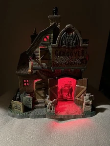 Lemax Spooky Town Gargoyle Sculptors Studio, selten, sehr guter Zustand *lesen* - Bild 1 von 24