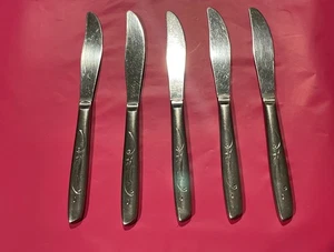 5 - Silco International Silber Karneval Tafelmesser USA 8 1/4" - Bild 1 von 4