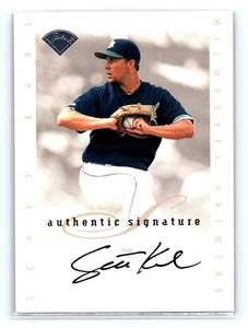 1996 Leaf Signature Series #NNO Scott Karl On Card Autographs Milwaukee Brewers - Picture 1 of 2