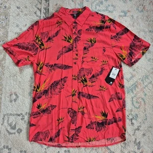Volcom Floral Eruptor Short Sleeve Button Up Shirt Size XL New With Tags - Picture 1 of 8