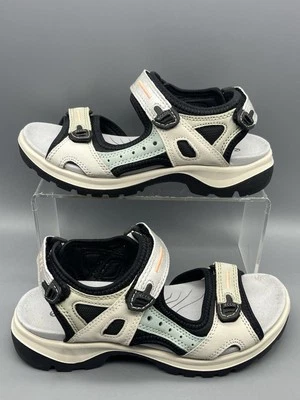 Ecco Yucatan OffRoad Womens 7 - 7.5 38 Multicolor 3-Strap Sport Sandals Worn 1x - Image 1 of 4