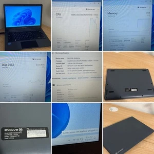 Evolve 3 MZB1164G64GW10 Laptop Celeron 1.1Ghz 4GB RAM Win 11 PRO P/R (READ!) - Picture 1 of 11