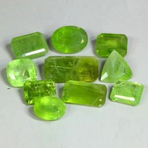 65.66 Cts_Wholesale Lot Price_100 % Natural Unheated Green Peridot_Pakistan - Foto 1 di 3