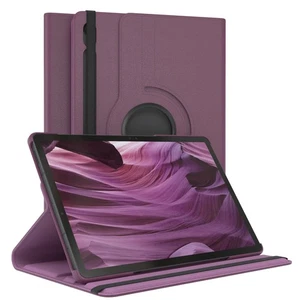 Schutzhülle für Samsung Galaxy Tab S10 FE 360° Grad Tablet Case Kunstleder Lila - Afbeelding 1 van 7