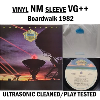 Night Ranger Dawn Patrol LP Boardwalk 1982 NM Vinyl Clean Tested Top Copy #37L - Image 1 of 4