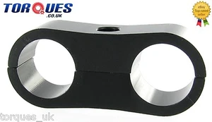 AN -8 (AN8 AN08) 16mm Black Billet Fuel Hose Separator - Picture 1 of 1
