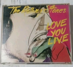 THE ROLLING STONES Love You Live JAPAN 2 CD Set CBS/SONY 40DP-5575~6 Used - Picture 1 of 6