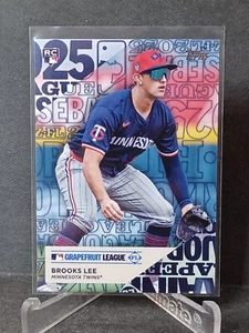 2025 Topps Series 1 Training Grounds Brooks Lee RC #TG-19 Twins RC-RM73 - Picture 1 of 2