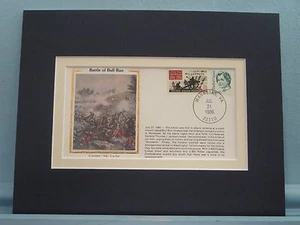 Die Schlacht am Stierlauf - 21. Juli 1861 & Gedenkbrief - Bild 1 von 1