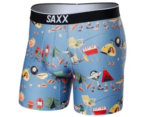 Saxx Volt Boxer Brief - Take A Hike Print - NWT - XXL - Picture 1 of 4