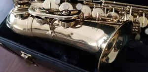 Etude EAS-200 Student Series Alto Saxophone Lacquer w Hard Case - Picture 1 of 13