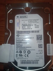 IBM 00VJ613 00VJ615 00VJ614 ST8000NM0135 8TB 3.5'' 7.2K 12Gbps SAS HDD GRADE A - Afbeelding 1 van 1