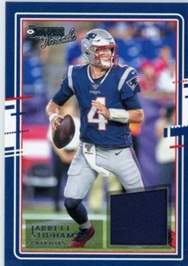 2020 Panini Donruss Threads Jersey #5 JARRETT STIDHAM New England Patriots - Picture 1 of 2
