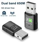 600Mbps USB WiFi Adapter Dual Band 2,4G 5Ghz 802.11AC Bezprzewodowa karta sieciowa ▲υ