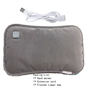 USB Electric Hand Warmer Graphene Heat Thermal Pillow Gloves Pad Winter Warm Bag - Picture 1 of 15