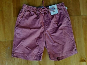 New WEATHERPROOF Men's Size S Small Elastic Waistband Red Brick Shorts $55 - Picture 1 of 5