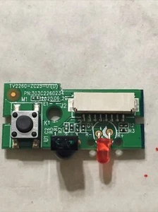 ONN 100012586 POWER BUTTON/ IR SENSOR TV2260-ZC25-01(D) - Picture 1 of 4