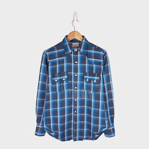THE REAL MCCOY'S Men's Western Ranchman Checked Western Shirt - 15 - Picture 1 of 5