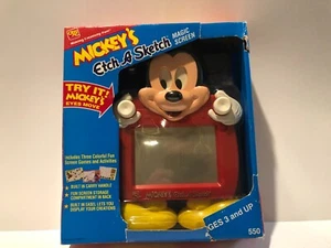 Vintage 1991 Mickey's Etch a Sketch Ohio Art CIB Disney Good Condition - Picture 1 of 5