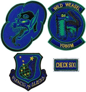 USAF 36th FIGHTER SQUADRON – RED FLAG ALASKA 2024-1 PATCH – SET 1 - Picture 1 of 1