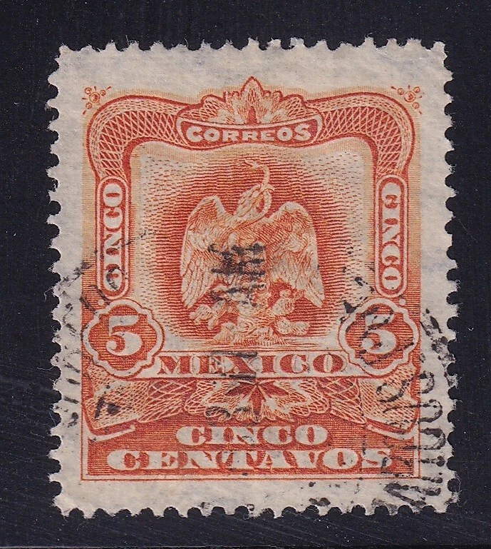 ucx89 Mexico 1903 Eagle snake cactus Sc#307 - Image 1 of 1