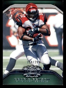 Topps Triple Threads Emerald 258/299 2010 Cedric Benson #18 Longhorns/Bengals - Imagen 1 de 3