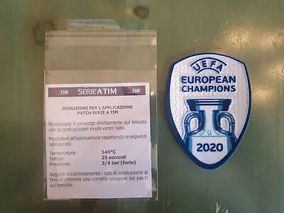Patch Toppa Badge Uefa 2020 2021 European Italia Champions Ufficiale Campioni • 6€