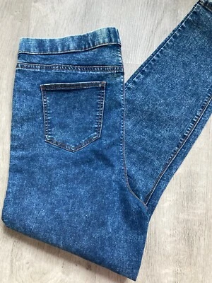 Ladies Skinny Jeans Papaya Blue Denim Size 16 Waist 34 Inches Preowned GC - Image 1 of 4
