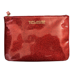 Marc Jacobs Fragrances Red Glitter Pouch Brand New