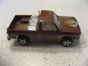 Vtg ERTL Fall Guy Colt Pickup Truck 1982 Brown Diecast with Tampo 1692W - Picture 1 of 5