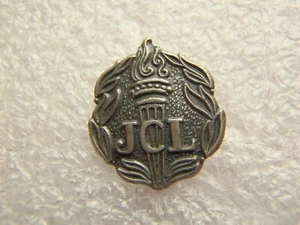925 Sterling Silver Vintage "JCL" Torch Pin Brooch - Picture 1 of 8