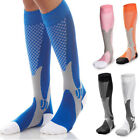 Women Mans Leg Compression Sports Shin Calf Recover Long Socks Running Sleeves