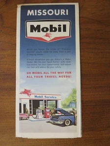 Original 1961 Mobil Oil Company Road Map of Missouri - Picture 1 of 4