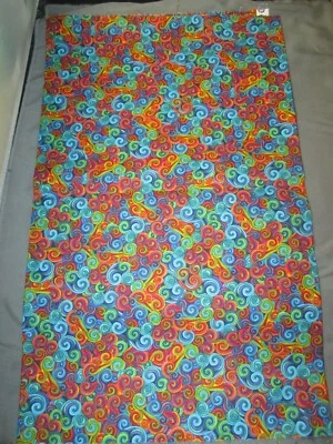 Cotton Fabric by Timeless Treasures - Bright colored Swirls called Paradise - Image 1 of 3