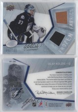 2008-09 Upper Deck Ice Frozen Fabrics PETG /100 Olaf Kolzig #OK