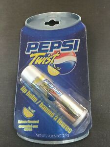 Vintage 2006  PEPSI TWIST Lemon  Flavored Lip Balm RARE Discontinued HTF