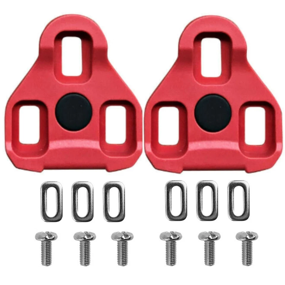 Positz Look Keo Compatible Road Bike Cleats Red 7° Float – Replacement Clipless - image 1 of 1