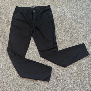 Pantalones de mezclilla PrAna Oday para mujer talla 14/32 regulares negros - Imagen 1 de 8