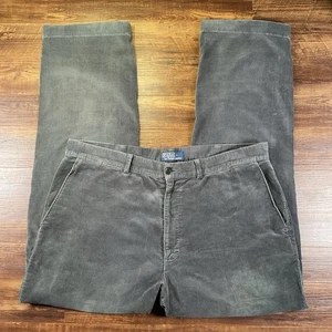 Vintage Polo Ralph Lauren Cordhose Herren 38x32 Grau Baumwolle Stretch Y2K - Bild 1 von 9