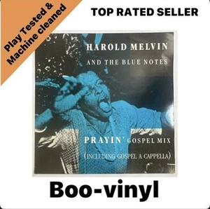 Harold Melvin And The Blue Notes -Prayin' Gospel Mix 1986 Source 12" Funk Soul - Imagen 1 de 6