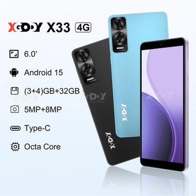 6" New Smartphone Android 15 Handy Ohne Vertrag 2*SIM 7GB+32GB 4G Octa Core 2025 - Bild 1 von 4