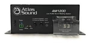 Sistema de enmascaramiento de sonido autónomo de bajo perfil Atlas Sound AM1200 - Imagen 1 de 6