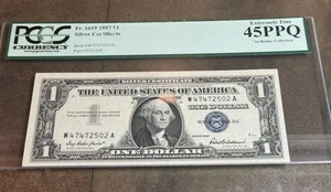 1957 $1 Silver Certificate Fr.1619 - PCGS Extremely Fine 45PPQ - Picture 1 of 5