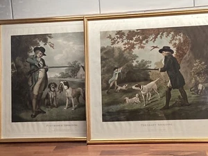 PR ANTIK farbige Stiche Schießszenen um 1789 - Bild 1 von 9
