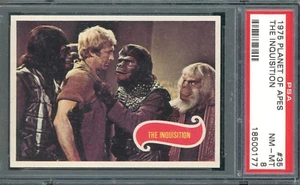 1967 Topps Planet Of The Apes #35 The Inquisition PSA 8 pop 23 - Picture 1 of 2
