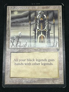 Magic the Gathering MTG Unholy Citadel Land Legends ungewöhnlich - Bild 1 von 2