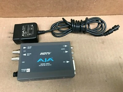 AJA HDP2 HD/SD-SDI to DVI-D Converter w/ power supply - Image 1 of 4