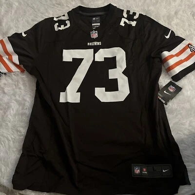 NWT Nike Game Version Joe Thomas Cleveland Browns Jersey Mens Large On Field NFL - Image 1 of 4
