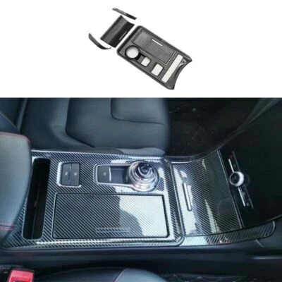 Caja de cambios de fibra de carbono para Ford Edge 2019-2021 cambio y cubierta de panel portavasos Foto 1 de 4